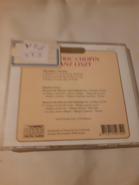 Vente Cd  " fr&eacute;d&eacute;ric chopin"