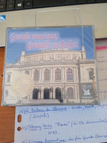 Cd " grande musique ,grandes mélodies "