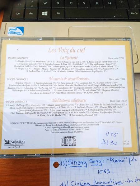 Vente Cd " la voix du ciel "