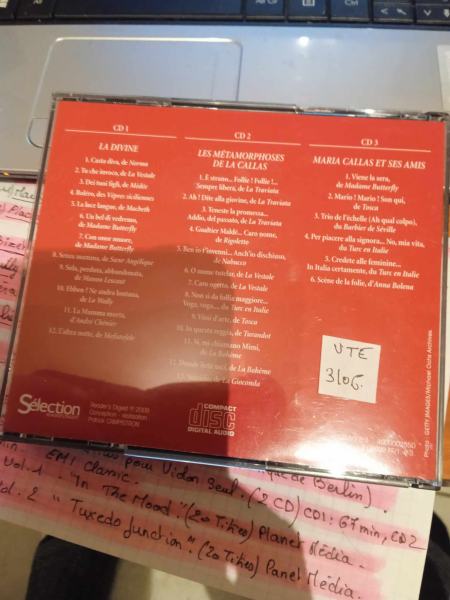 Vente Cd  " maria callas "