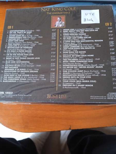 Vente Cd  " nat king cole "