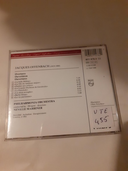 Vente Cd  "offenbach"