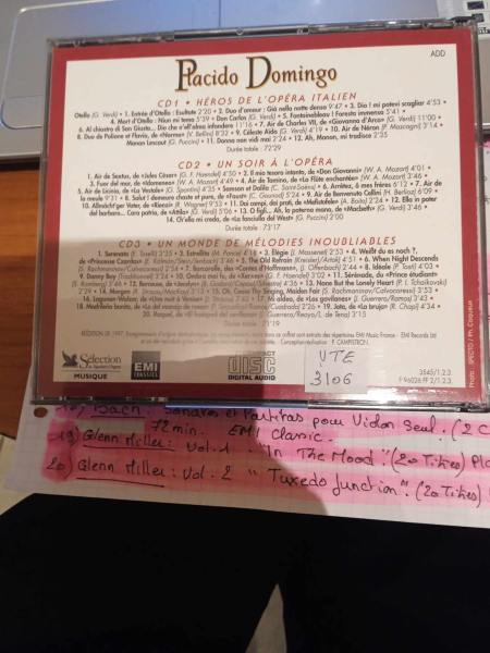 Vente Cd  " placido domingo "