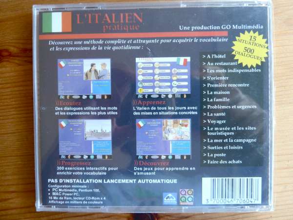 Vente Cd,11 vinyl, apprendre l'italien, se perfectionner