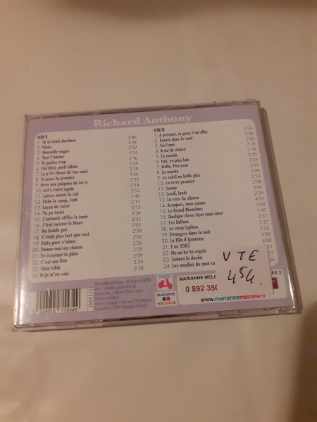 Vente Cd "richard anthony"
