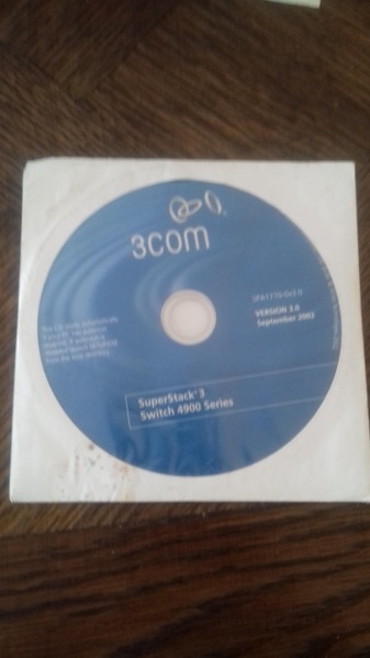 Cd rom pc 3com - superstack 3 - switch 4900 séries