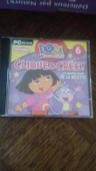 Cd rom pc  dora l'exploratrice 6