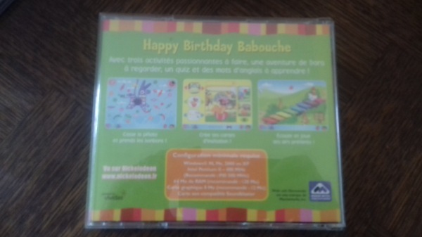 Vente Cd rom pc  dora l'exploratrice 7  happy birthday b