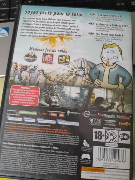 Cd rom pc  "fallout 3 " pas cher
