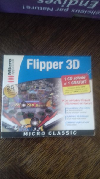 Cd rom pc  flipper 3 d