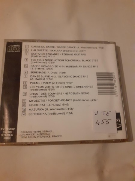 Vente Cd  "  sérènade"