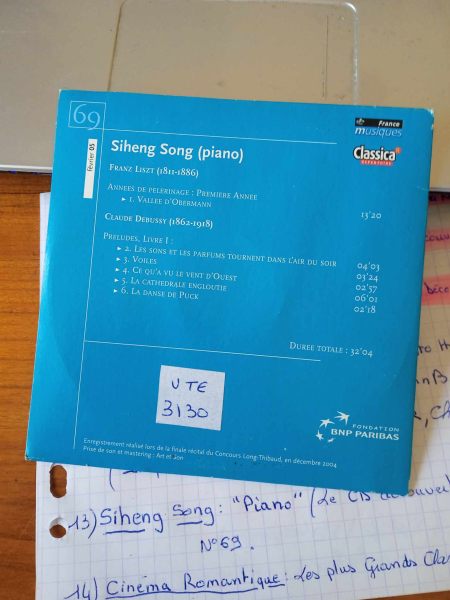 Vente Cd " siheng song "
