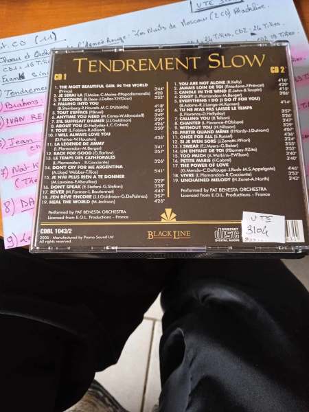 Vente Cd  " tendrement slow "