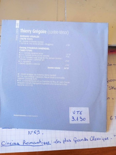 Vente Cd " thierry grégoire "