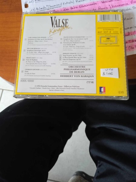 Vente Cd  " valse.karajan "