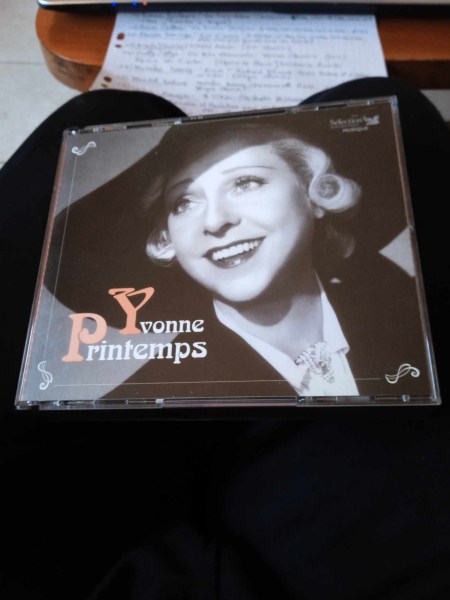 Cd  " yvonne printemps "