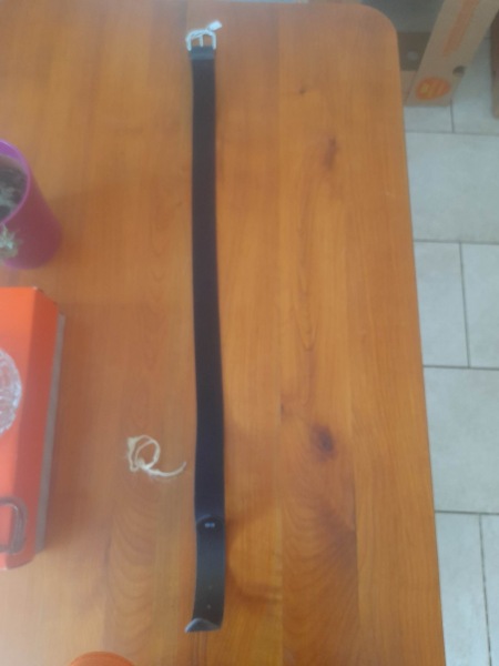 Ceinture elastique  mixte bleu pas cher