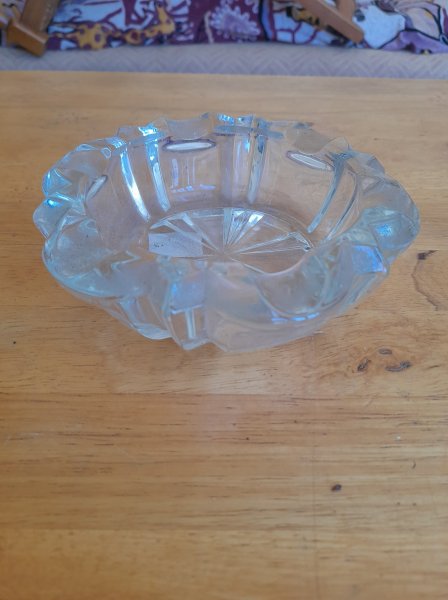 Cendrier en verre 14 cm