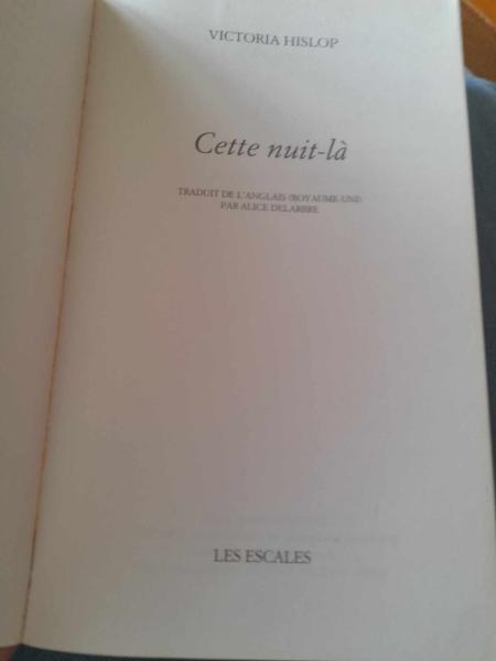 Vente Cette nuit l&agrave; - victoria hislop