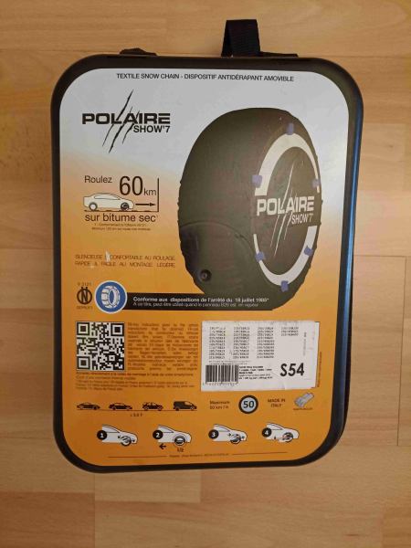 Chaine à neige textile polaire show'7 taille s54