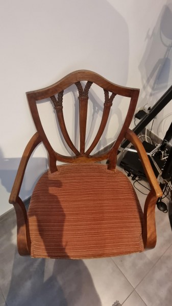 Chaise fauteuil de style louis philippe