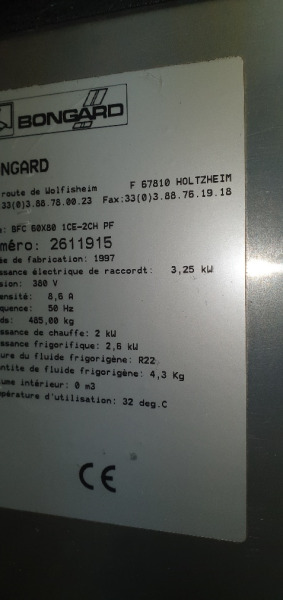 Annonce Chambre de fermentation