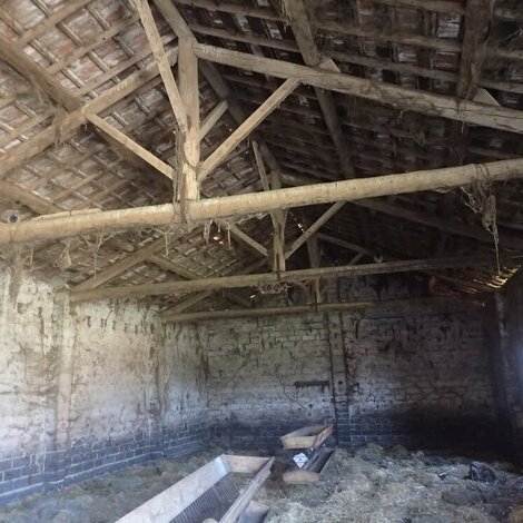 Charpente traditionnelle 5 fermes