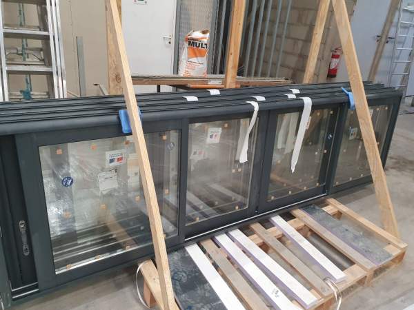 Ch&acirc;ssis 4 vantaux coulissant alu rupture thermique