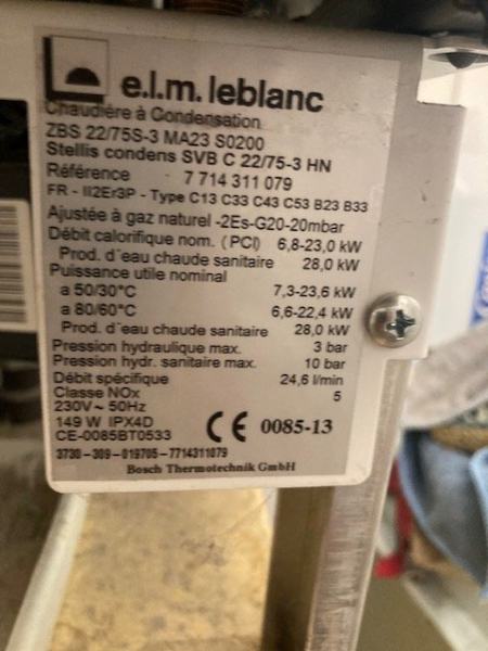 Chaudi&egrave;re &agrave; gaz &agrave; condensation stellis condens svb pas cher