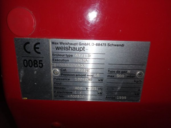 Lot de br&ucirc;leurs weishaupt et chaudi&egrave;res atlantic pas cher