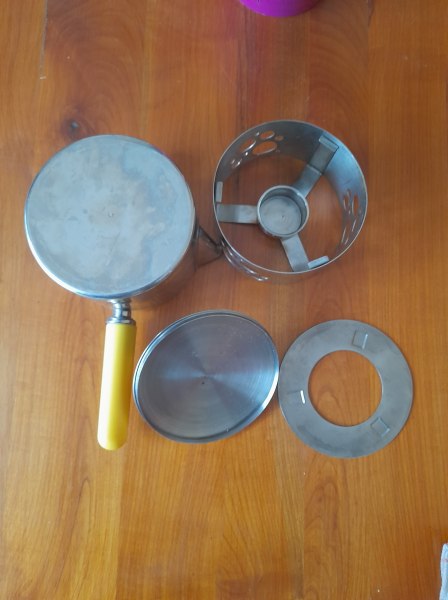 Vente Chauffe sauce / réchaud à bougie en acier inoxydab