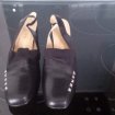 Chaussures noires cuir marque perfecta p.40