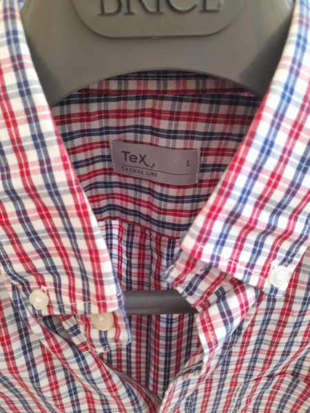 Chemise manche courte homme  - tex taille l pas cher