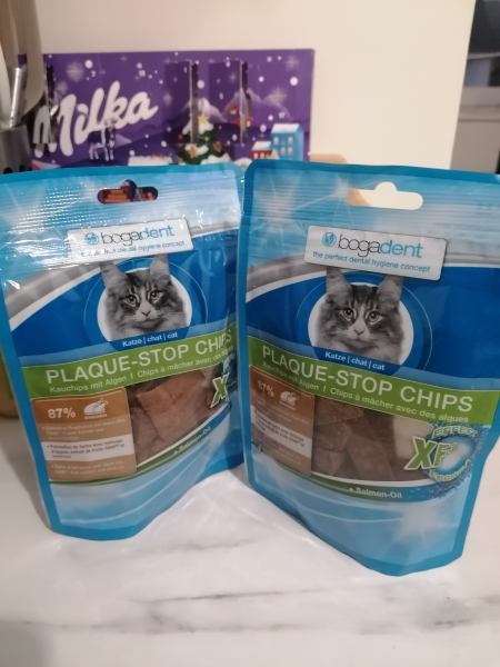 Chips pour dents chats