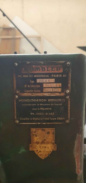 Annonce Cisaille &agrave; t&ocirc;le bombled