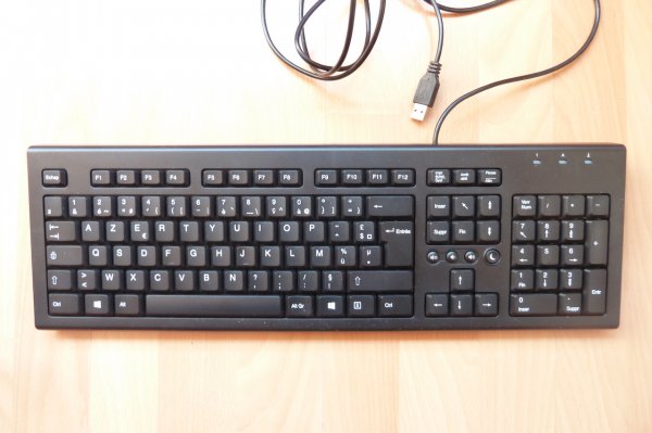 Clavier filaire usb avec touche pour l'anglais