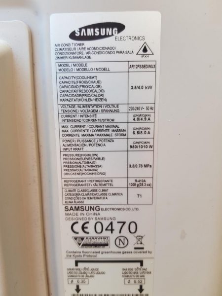 Vente Climatiseur r&eacute;versible monosplit samsung crystal