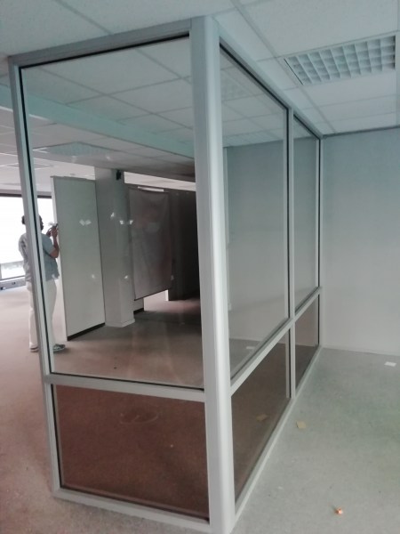 Cloisons amovibles vitrées &amp; doublages pas cher