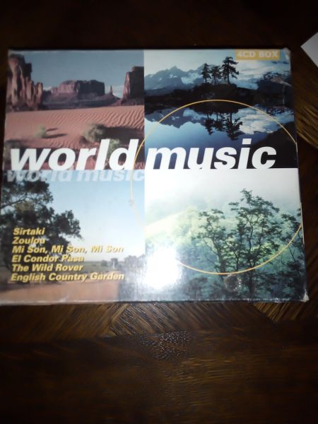 Coffret 4 cd " world music "