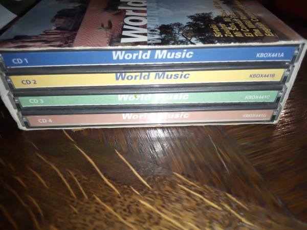 Vente Coffret 4 cd " world music "