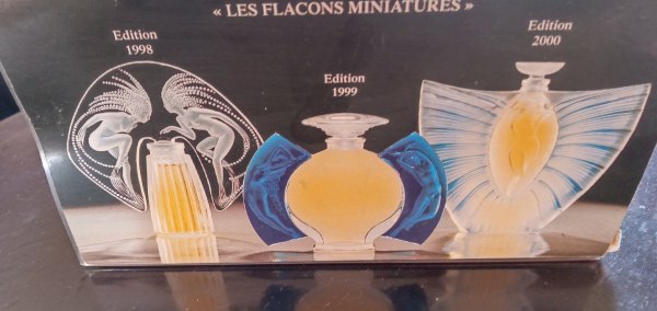 Coffret collector parfum miniature lalique