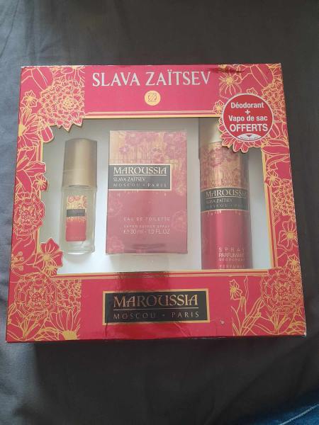 Coffret de parfum maroussia moscou paris - slava z