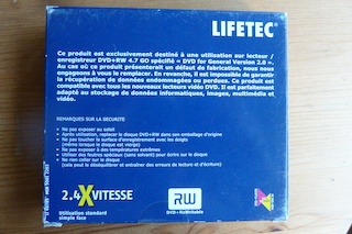 Vente Coffret neuf de 5 dvd-rw 4,7 go