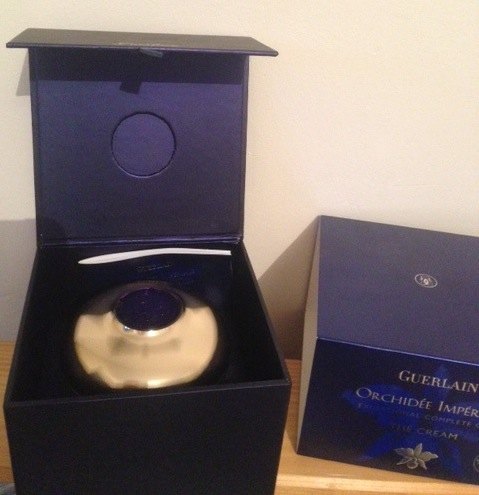 Coffret vide orchid&eacute;e cr&egrave;me pas cher