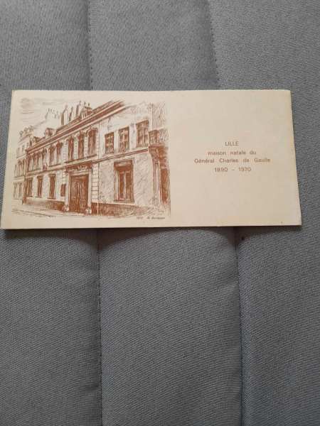 Vente Collection timbres oblit&eacute;r&eacute;s-lille maison de gaull