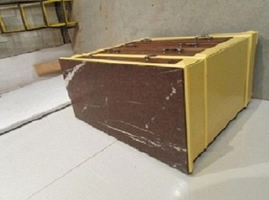 Commode relook&eacute;e jaune pas cher