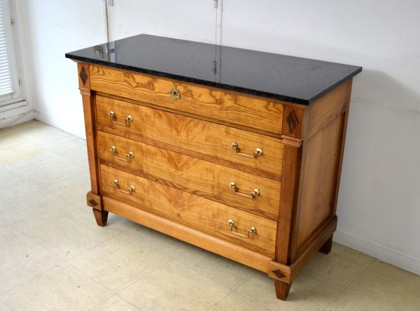 Commode style directoire en f&ecirc;ne massif pas cher