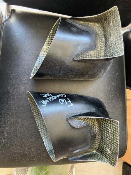 Conduits d'air lat&eacute;raux pour ferrari f40 pas cher