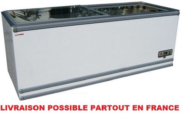 Cong&eacute;lateur professionel avec vitres coulissantes