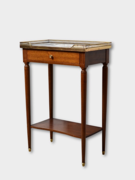 Console desserte style louis xvi en acajou